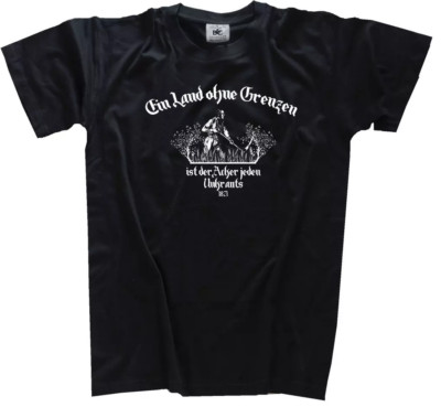 Ein Land ohne Grenzen II Acker Germans Odin Thor T-Shirt L Black o Choice B&C#190