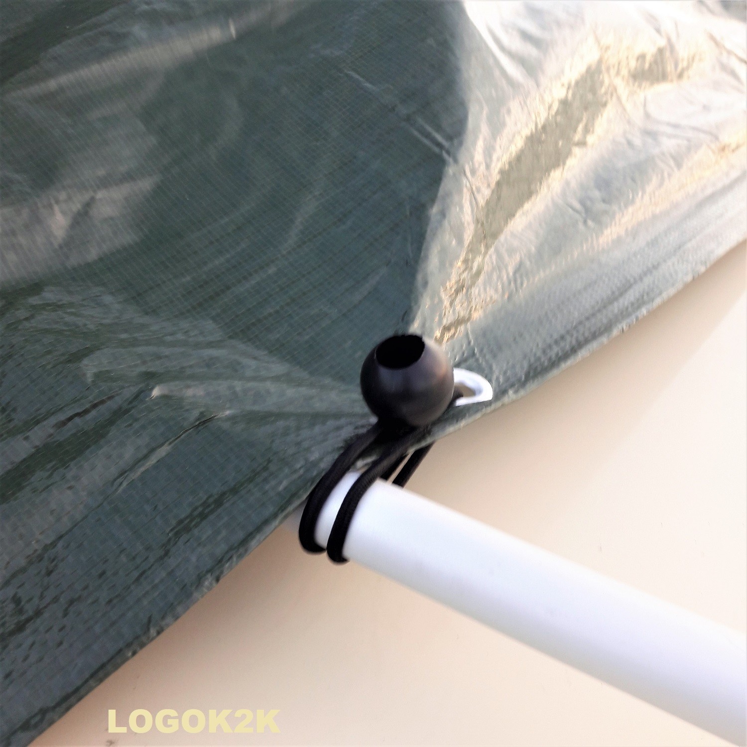 Cordons élastiques Avec Boucle Et Boule Noire - Longueur 10 Pouces - Pour Bâche, Remorque, Attache