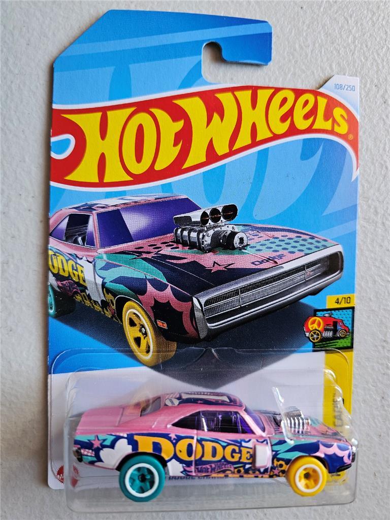 HTJ-WORKS HWS-100AS 【99.9%新品:使用時間5分】 2024 Hot Wheels 108/250 HTD47 '70 Dodge Charger R/T HW Art Cars 4