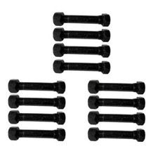 Set Of 12 Trailer Leaf Spring Shackle Bolts 916-18 X 3 Long W Nuts