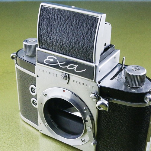 Ihagee EXA FX MOD.1961 deux coaxiaux Tessar 2,8 / 50 Carl Zeiss Pentacon #603649 ☆☆☆ - Photo 9/10