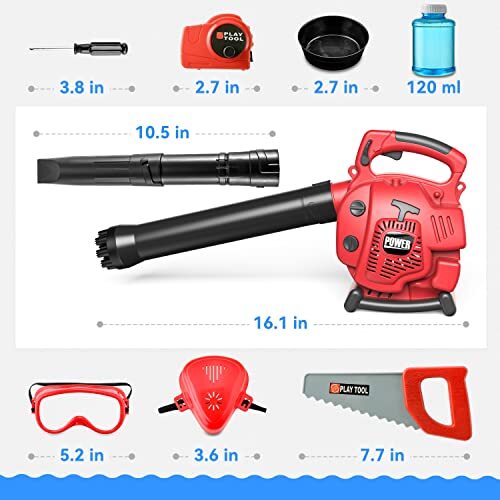 Bubble Leaf Blower for Toddlers - Upgrade Kids Bubble Machine with Red1 - Picture 6 of 7