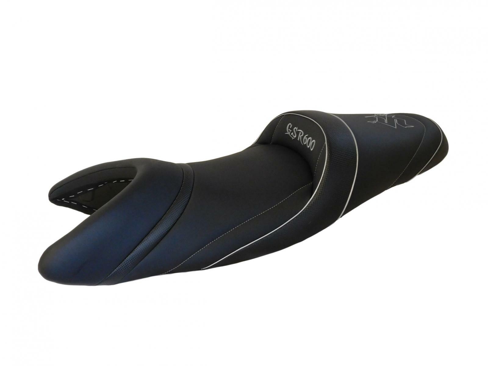 Selle grand confort Suzuki GSR 600 gel contre le mal de dos en moto Top Sellerie