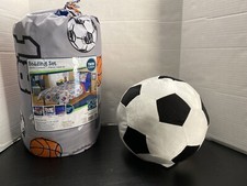 Sport Bed In Bag Twin 5 Piece Set Plus Soccer Ball Plush Pillow