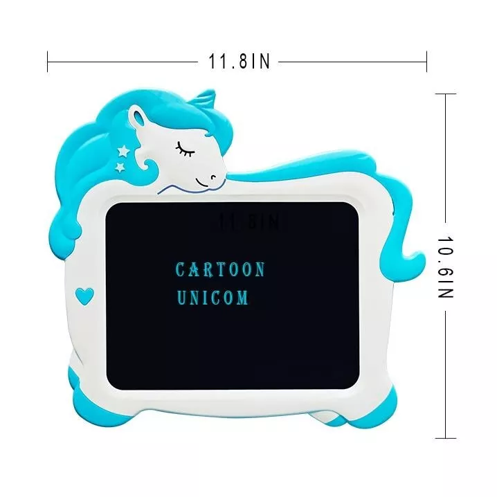 Tableta de escritura LCD de 12"16" Bloc de notas de dibujo electrónico Tablero de garabatos-Oficina para niños Foto 3 de 4