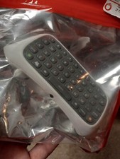 Microsoft Xbox 360 Chatpad White Keyboard Controller Attachment Free Shipping