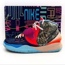 Nike Kyrie Irving 6 Basketball Sneakers Kids Size 5Y Pre Heat Heal the World