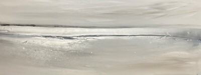 Original strukturierte Meereslandschaft Leinwand Gemälde von Kerry Bowler