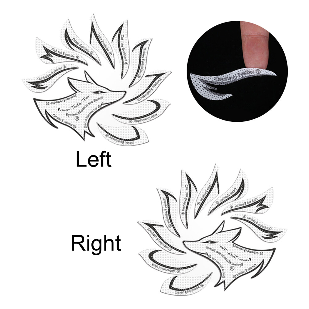 48Pair Eyeliner Stencil Eyeshadow Guide, Smokey Cat, Quick Eye Makeup Tool Set eBay