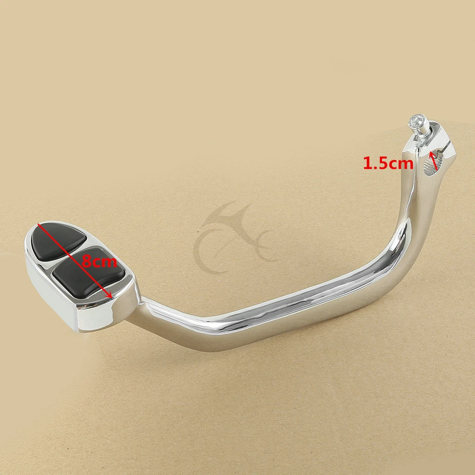 Palanca de pedal de freno cromada compatible con Honda Goldwing GL1800 2001-2017 F6B 2013-2016 Foto 2 de 4