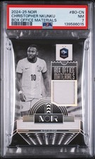 2024-25 PANINI NOIR BOX OFFICE MATERIALS #BO-CN CHRISTOPHER NKUNKU 11/75 PSA 7