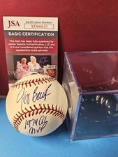 Jeff Burroughs Signed Baseball 