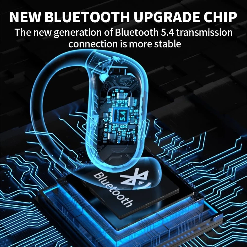 Auriculares inalámbricos con gancho para oreja Bluetooth 2025 para iPhone Samsung Android Foto 4 de 4