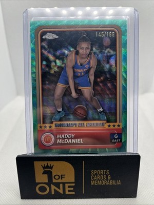 2024 Topps Chrome McDonald s - Aqua Wave #145/199 - Maddy McDaniel