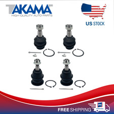 4Pcs Front Lower and Upper ball joints for Chevy GMC Silverado Sierra 1500 Yukon