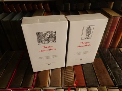 La Pléiade. Théâtre élisabéthain, Tomes I et II. - Photo 1/4