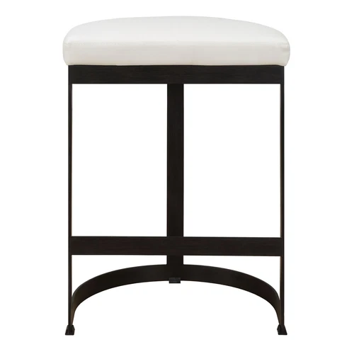 Uttermost Ivanna White Counter Stool - Picture 4 of 6