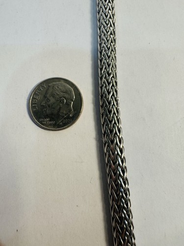18” John Hardy 6mm Classic Wheat Necklace w/Kali Bow Pendant In Sterling Silver - Picture 7 of 8