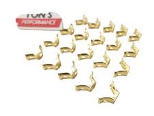 20 Piece Brass Spark Plug Wire Ends Terminal Ends Clips Fit In Wico Mags 7mm