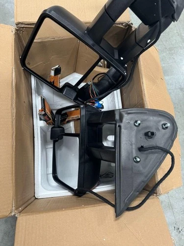 Open Box Tow Mirror for 2003-07 Chevrolet Silverado GMC Sierra Heated Switchback
