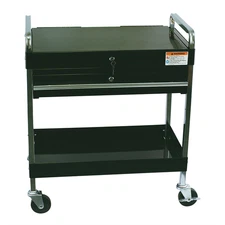 Sunex 8013ABK Service Cart With Locking Top & Drawer - Black