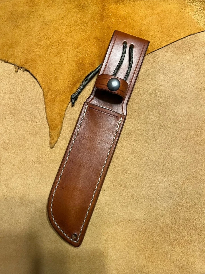 Funda de cuchillo de cuero pesado puma white hunter 6377 personalizada western *sin cuchillo* Foto 2 de 4