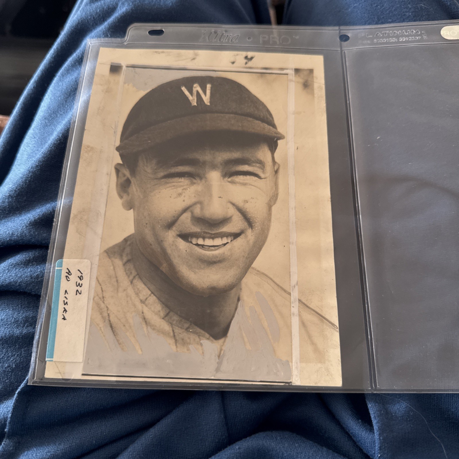 1932 Washington Senators Type One Photo Ad Liska Phillies