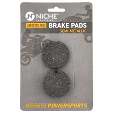 NICHE Brake Pad Set Arctic Cat Z 370 Bearcat 440 Panther 370 Rear Semi-Metallic