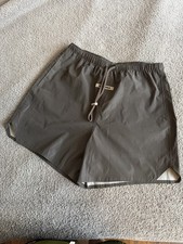 Fear of God ESSENTIALS Sage Nylon Volley Shorts FW20 Size S Reflective Receipts 