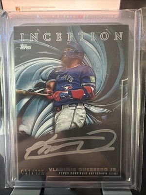 Topps 2025 Inception Signings Vladimir Guerrero Jr. IS-VG /125 On Card Auto