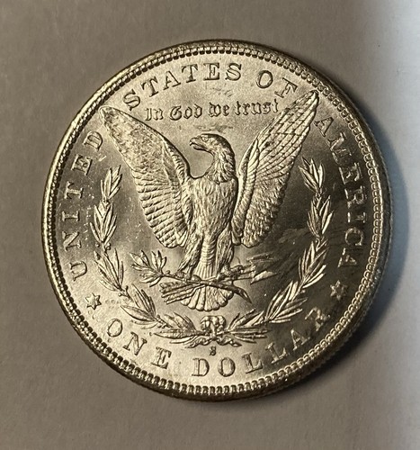 (D1) 1881-S BU Morgan Silver Dollar From New Old Roll - Picture 2 of 2