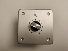 MONACOR ATT-135/SI ELA-Einbau-Lautstärkesteller, Beschallungstechnik, 35W, 100V 