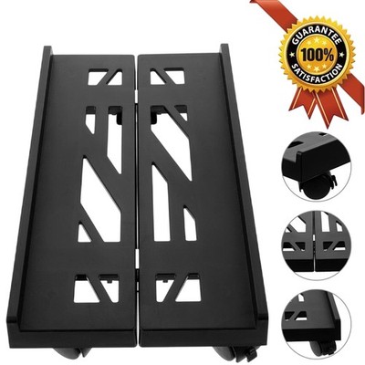 Mobiler CPU-Ständer, verstellbarer Computer-Tower-Ständer mit 4 Lenkrollen ABS