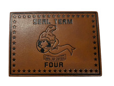 Seal Team DEVGRU Leather Hook Loop Patch 3.5" x 2.5"