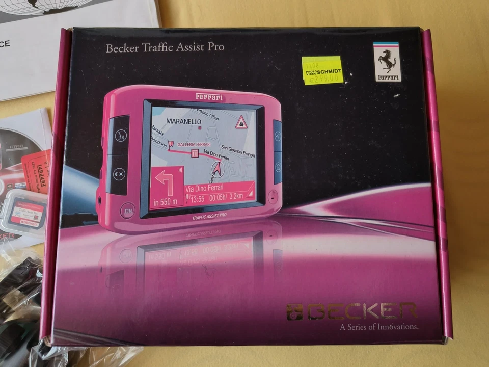 Ferrari Becker Navigationsgerät 7929, Assist Pro Edition OVP mit neuem Accu - Bild 3 von 4