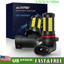 AUXITO 9005 HB3 LED Foglight Bulb Super Bright White High Power CANBUS 1~10Set