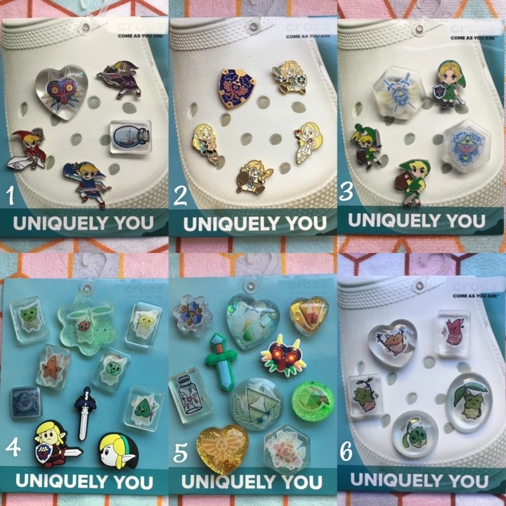 Handmade shoe charms 5 - 10 pack Legend Of Zelda Link Navi | eBay