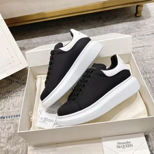 Alexander McQueen Black and White Men's Sneakers