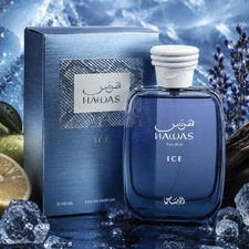 Rasasi Hawas Ice for Him Eau de Parfum Spray 100 mL Plum Apple Musk