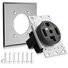 Nema 14-30 Outlet Designed Specifically for EV Charging,Weather Resistant 3-Pole