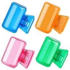 4 Pack Travel Toothbrush Head Covers Toothbrush Protector Cap Brush Pod Case ...