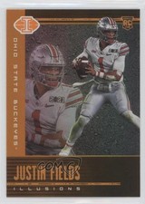 2021 Panini Chronicles Draft Picks Illusions Orange Justin Fields #102 0m4x