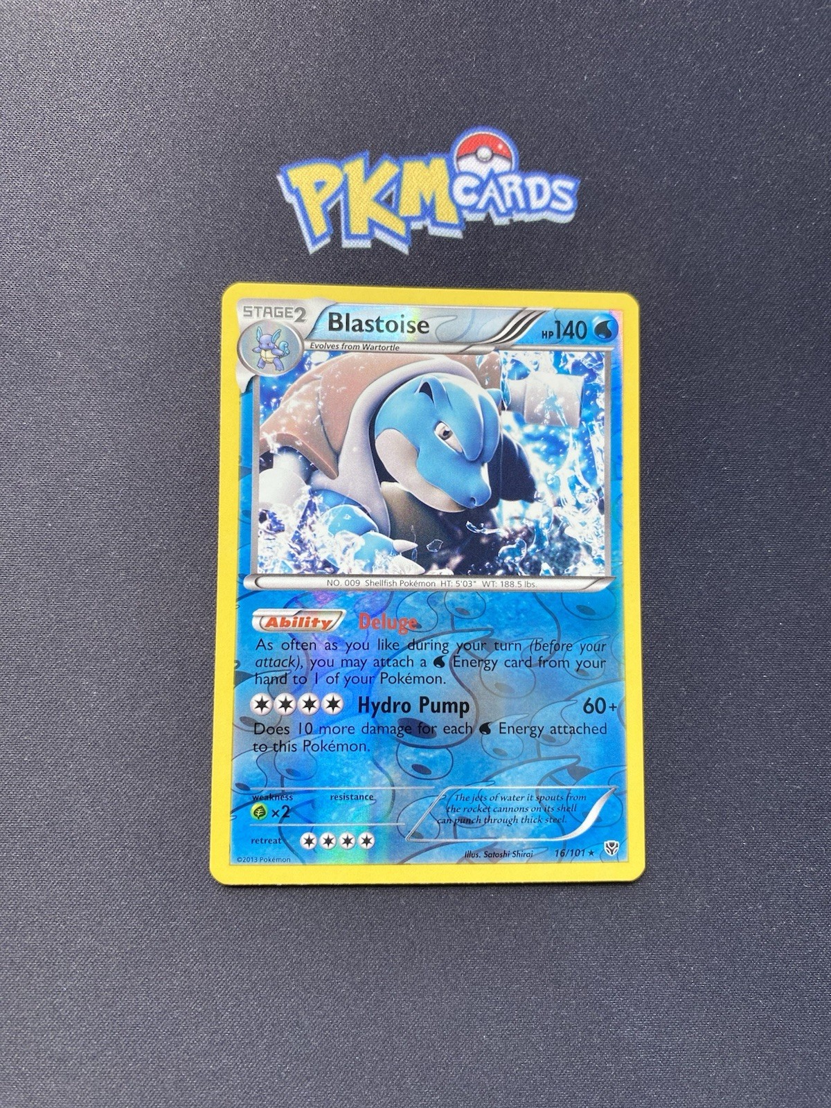 Pokémon TCG Blastoise Plasma Blast 16/101 Reverse Holo Rare LP.