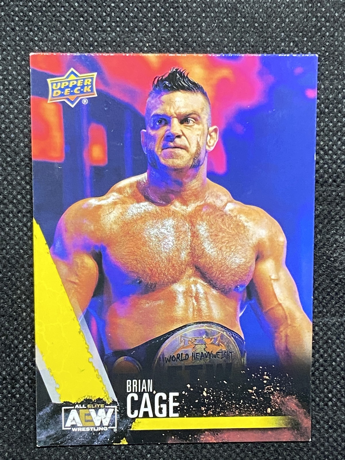 2021 Upper Deck AEW Brian Cage Yellow #45