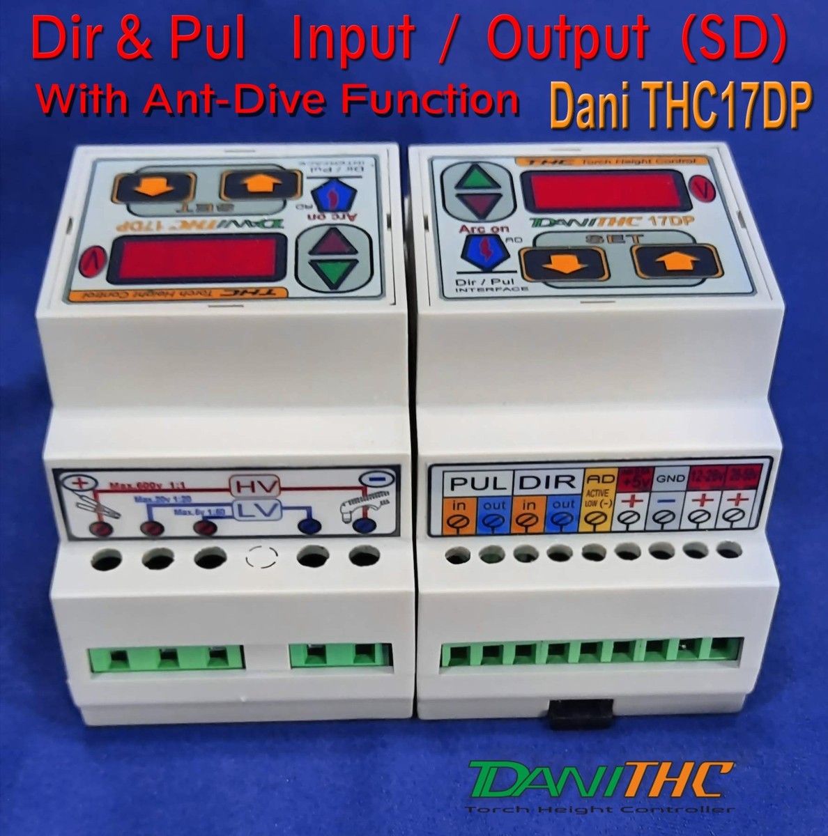 Plasma Cutter CNC THC Torch Height Controller Dir/Pul in-out With