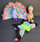 3 Vintage Ty Beanie Baby Dinky Float & Flashy All With Original Tags