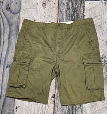 Levi's Shorts Men's Green Cargo Canvas Ripstop Hiking,Outdoors Size 40 Inseam 11