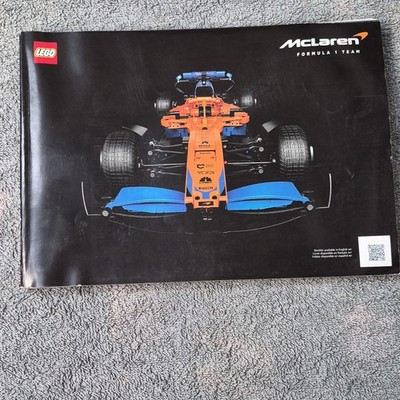 LEGO Technic McLaren Formula 1 Team 2022 Manual Booklet 42141