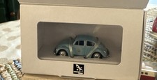 Bub 187 Vw Kafer Beetle 1302 Blue Diecast Model Car Ho Scale Tiny Scale Nib