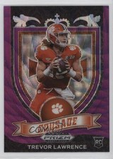 2021 Panini Prizm Draft Picks Crusade Purple Wave Trevor Lawrence #161 1d59